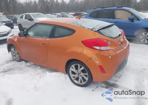 2016 Hyundai Veloster z USA, uszkodzony, nr VIN KMHTC6AD1GU260821